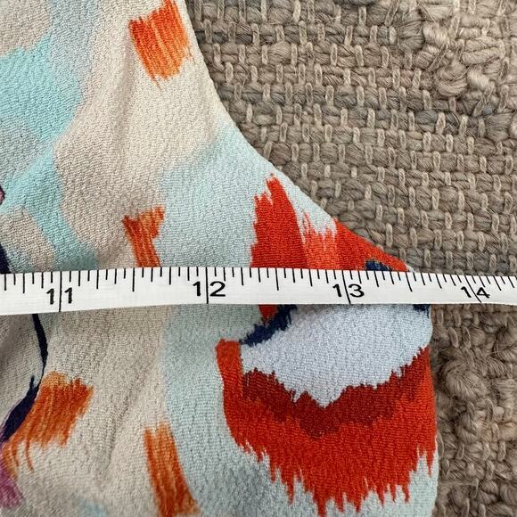 Farm Rio Womens Multicolor Ikat-Print Mini Wrap Dress Size XS - Picture 11 of 13